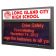 Aarco MMLED4060RBA 39 1/2" x 57 3/4" Red LED Marquee Motion Sign System