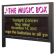 Aarco MMLEDY4060RBA 39 1/2" x 57 3/4" Yellow LED Marquee Motion Sign System