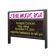Aarco MMLEDY4872RBA 45 3/4" x 70 1/4" Yellow LED Marquee Motion Sign System