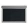 Aarco PLD3045TL-2 30" x 45" Light Grey Outdoor Plastic Lumber Message Center with Letter Board - Single Top Hinged Door