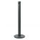 Aarco SB40F 43 1/2" Floor Standing Cigarette / Ash Receptacle With Removable Canister And Cap, Black Finish