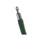 Aarco TR-128 Green 8' Stanchion Rope with Satin Ends for Rope Style Crowd Control / Guidance Stanchion
