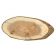 Tablecraft ACAV1608 16" x 8" x 3/4" Oval Acacia Wood Serving Board