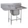 Advance Tabco 94-1-24-24RL 66” One Compartment Stainless Steel Regaline Sink With Two Drainboards - Spec-Line 94 Series