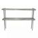 Advance Tabco DS-15-36 Double Deck 18 Gauge Stainless Steel Overshelf - 15" x 36"