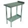 Advance Tabco FTS-3018-X 18 Gauge 430 Stainless Steel Filler Table with Backsplash and Stainless Steel Undershelf - 18" x 30"