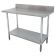 Advance Tabco KLAG-304-X Stainless Steel 30" x 48" Economy Work Table w/ 5" Backsplash And Galvanized Undershelf
