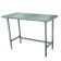 Advance Tabco TELAG-246-X Stainless Steel 72" x 24" Work Table w/ Galvanized Legs