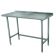 Advance Tabco TFLAG-302-X Stainless Steel 24" x 30" Work Table w/ Galvanized Legs And 1-1/2" Backsplash