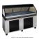Alto-Shaam EU2SYS-72/P-BLK 72" Black Full Length Self Service Heated ED2-72/P Cook / Hold Display Case On BU2-72 Decorator Base With Curved Glass, 208-240V