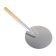 American Metalcraft 17080 8" Aluminum Pizza Peel w/ Round Blade and 12" Wood Handle