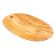 American Metalcraft OWPB9 Olive Wood Oval 9-7/8" x 5-7/8" x 1/2" Serving Board