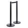 American Metalcraft RBSBL Barrier Pole and Base System with 84" Black Nylon Tape