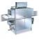 American Dish Service ADC-44-HIGH 244 Rack/Hr High Temp Conveyor Dishwasher - 208/240V