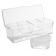 American Metalcraft FCS16 Clear Plastic 4 Compartment Condiment Holder