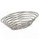 American Metalcraft FRUC16 Silver 9" x 6" Oval Birdnest Basket