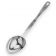 American Metalcraft HMMS14 Hammered Stainless Steel 12" 2 Ounce Solid Oval Portion Control Spoon
