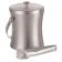 American Metalcraft ISSB6 34 Ounce Stainless Steel Ice Bucket w / Ice Tongs - 4-7/8" Diameter