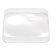 American Metalcraft LGJ6 Clear 2 5/8 Inch Square Extra-Small PET Plastic Lid For GJ6 Glass Jars