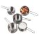 American Metalcraft MCW4 4-Piece Stainless Steel Measuring Cup Set
