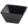 American Metalcraft PSBL3 Black 3 oz 3 1/8 Inch Square Artisanal Collection Glazed Finish Porcelain Sauce Cup