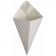 American Metalcraft SQFBCN20 20 Oz. Square Cardboard Cone with Fold-Out Condiment Pocket