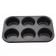 Winco AMF-6NS 6 Cup Carbon Steel Non-Stick Jumbo Muffin Pan