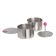Ateco 4952 August Thomsen Stainless Steel 4 Piece Large Round Food Molding Set