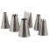 Ateco 787 August Thomsen 6 Piece Stainless Steel Pastry Tube Set