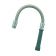 T&S B-0020-H Stainless Steel 20" Flex Hose with Gray Handle and Polyurethane Liner