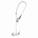 T&S Brass B-0133 8" Wall-Mounted Pre-Rinse Unit with 44" Flexible Hose and Base Faucet - 1.15 GPM