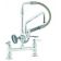 T&S Brass B-0178 8" Center Deck-Mounted Spray Assembly with 12" Add-On Faucet - 1.15 GPM