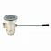 T&S Brass B-3972 3.5" Lever Handle Waste Valve with Drain Adapter