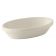 Tuxton BEK-0803 DuraTux 8 oz 6 1/2" x 4 3/8" American White/Eggshell Oval China Baker Dish / Bowl