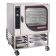 Blodgett Combi CNVX-14E ADDL Single-Stack 14 Full-Size Pan Capacity Glass Door Stainless Steel Electric Convection Oven Base With Built-In Hand Shower On 4" Casters, 208V 3-Phase 19 kW