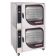 Blodgett Combi CNVX-14E DBL Double-Stack 28 Full-Size Pan Capacity Glass Door Stainless Steel Electric Convection Ovens With Built-In Hand Showers On 4" Casters, 240V 3-Phase 38 kW