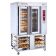 Blodgett XR8-G/STAND_NAT Natural Gas Mini Rotating Rack Bakery Convection Oven with Stand - 110,000 BTU