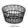 American Metalcraft BLSG95 9" Diameter Ironworks Bread Basket