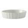 Tuxton BPK-0805 DuraTux 8 oz 5" Diameter Porcelain White Round Fluted China Souffle / Creme Brulee Dish