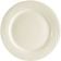 CAC China GAD-16 Garden State Collection 10 1/4" Diameter Round 1" Tall Embossed Porcelain Bone White Plate