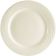CAC China GAD-7 Garden State Collection 7 1/4" Diameter Round 1/2" Tall Embossed Porcelain Bone White Plate