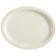 CAC China NRC-13 Narrow Rim Collection 11 1/2" x 9" Oval 1" High American White Stoneware Ceramic Platter