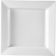 CAC China PNS-16 Prince Square Collection 10" x 10" Square 1" High Super White Porcelain Plate