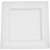 CAC China PNS-3 Prince Square Collection 9" x 9" Square 1 1/4" High 12 oz Capacity Super White Porcelain Soup Bowl