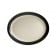 CAC China R-13NR-BLK Rainbow 11.5" Black Stoneware Oval Narrow Rim Platter