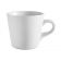 CAC China RCN-1 Clinton 7.5 Oz. Super White Porcelain Coffee Cup