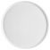 CAC China PP-14 13-1/2" Porcelain Super White Coupe Pizza Plate