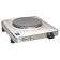 Cadco KR-S2 11-1/2" Stainless Steel Electric Portable Countertop Hot Plate w/ One Cast Iron Burner, 120 Volts