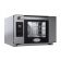 Cadco XAFT-03HS-LD 23-5/8" Bakerlux LED Half Size Heavy-Duty Digital Convection Oven w/ Glass Door, 208/240 Volts