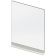 Cal-Mil 22134-24 Straight-Style Freestanding Clear 33" High 23 1/2" Wide Acrylic Protective Safety Shield With Mounting Bracket Included